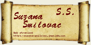 Suzana Smilovac vizit kartica